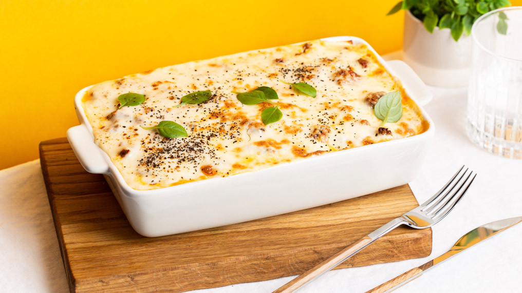 Лазанья Болоньезе с говядиной и готовыми соусами